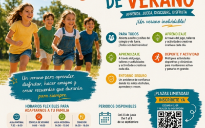 ☀️🎒 ¡INSCRIPCIONES ABIERTAS! Escuela de Verano 2026 en el Colegio Itálica 🕶️✨